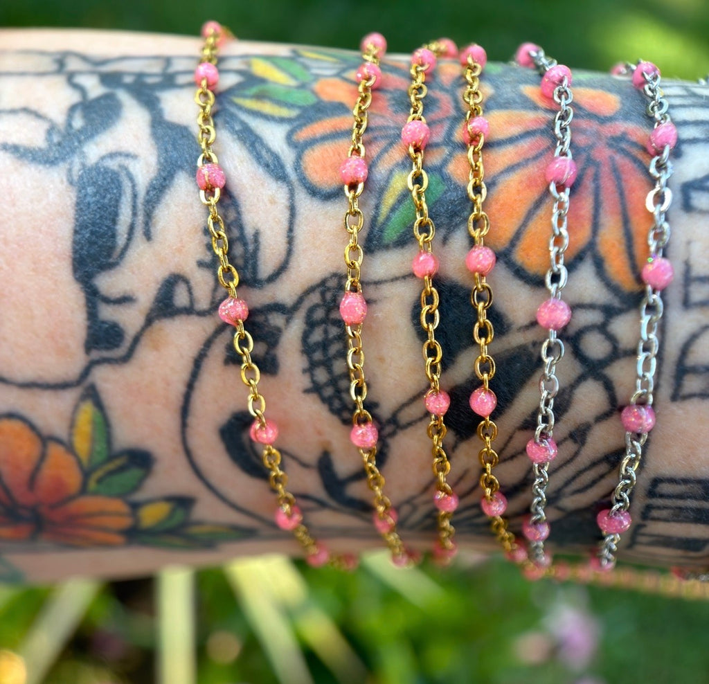 Pink Petal Glow Chain