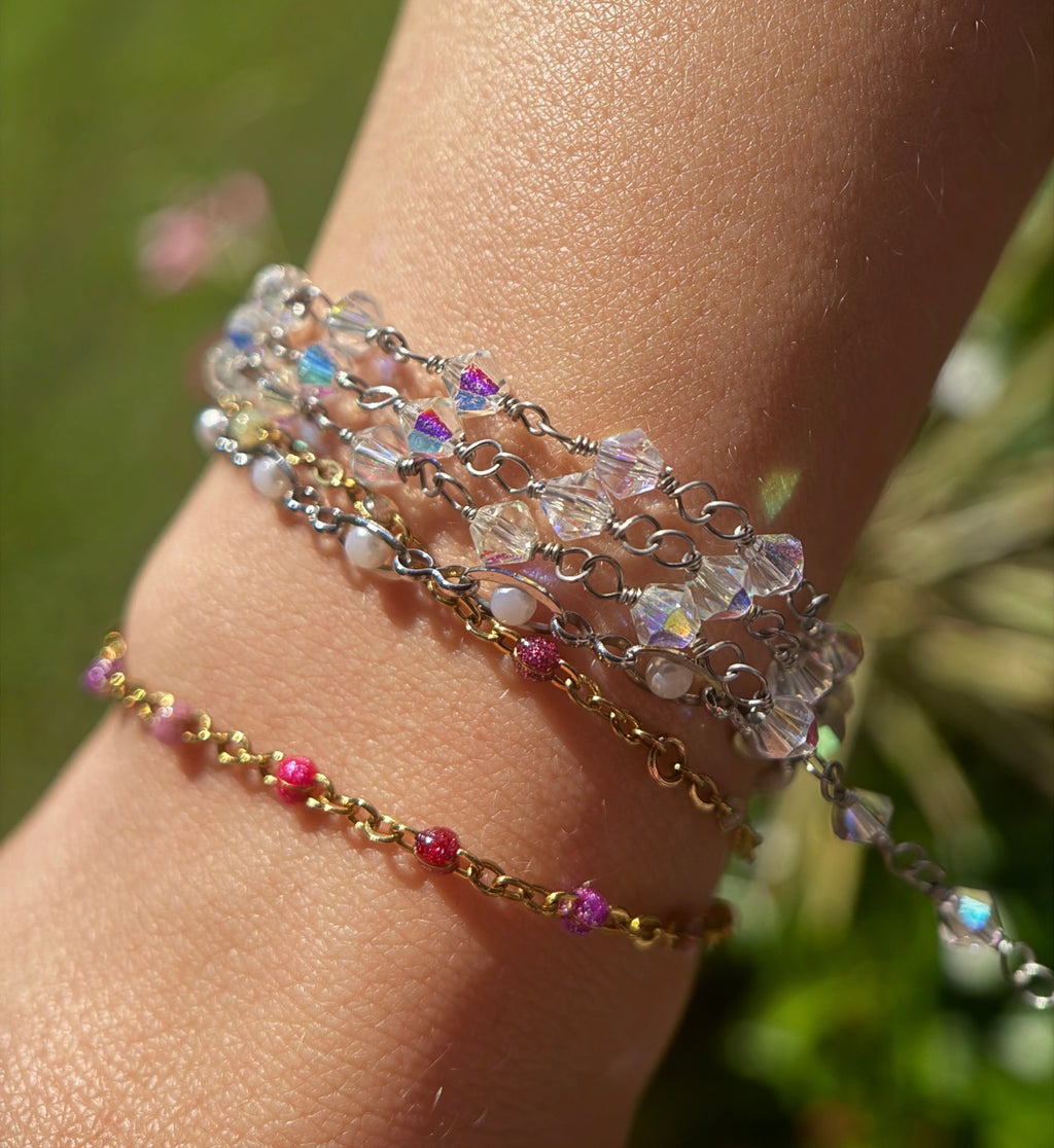 Oaklynn ✨ | Swarovski Wire Wrapped Crystal Chain