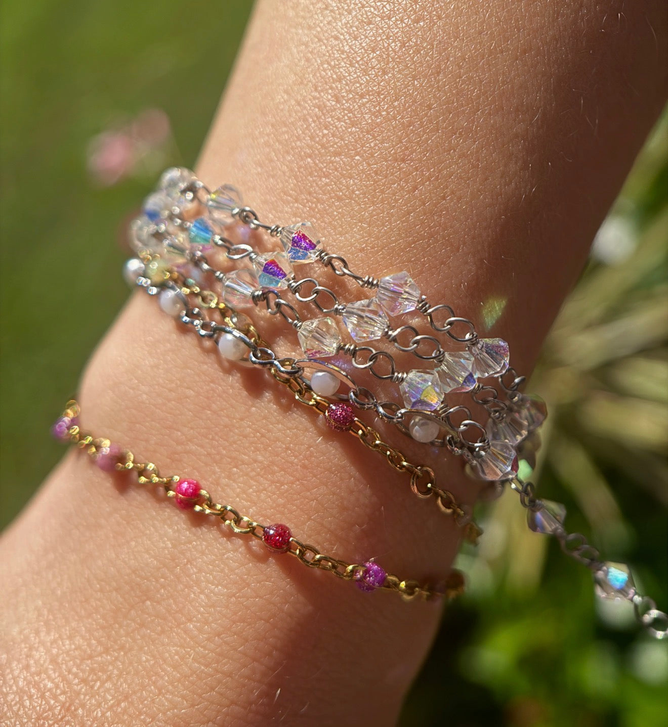 Oaklynn ✨ | Swarovski Wire Wrapped Crystal Chain