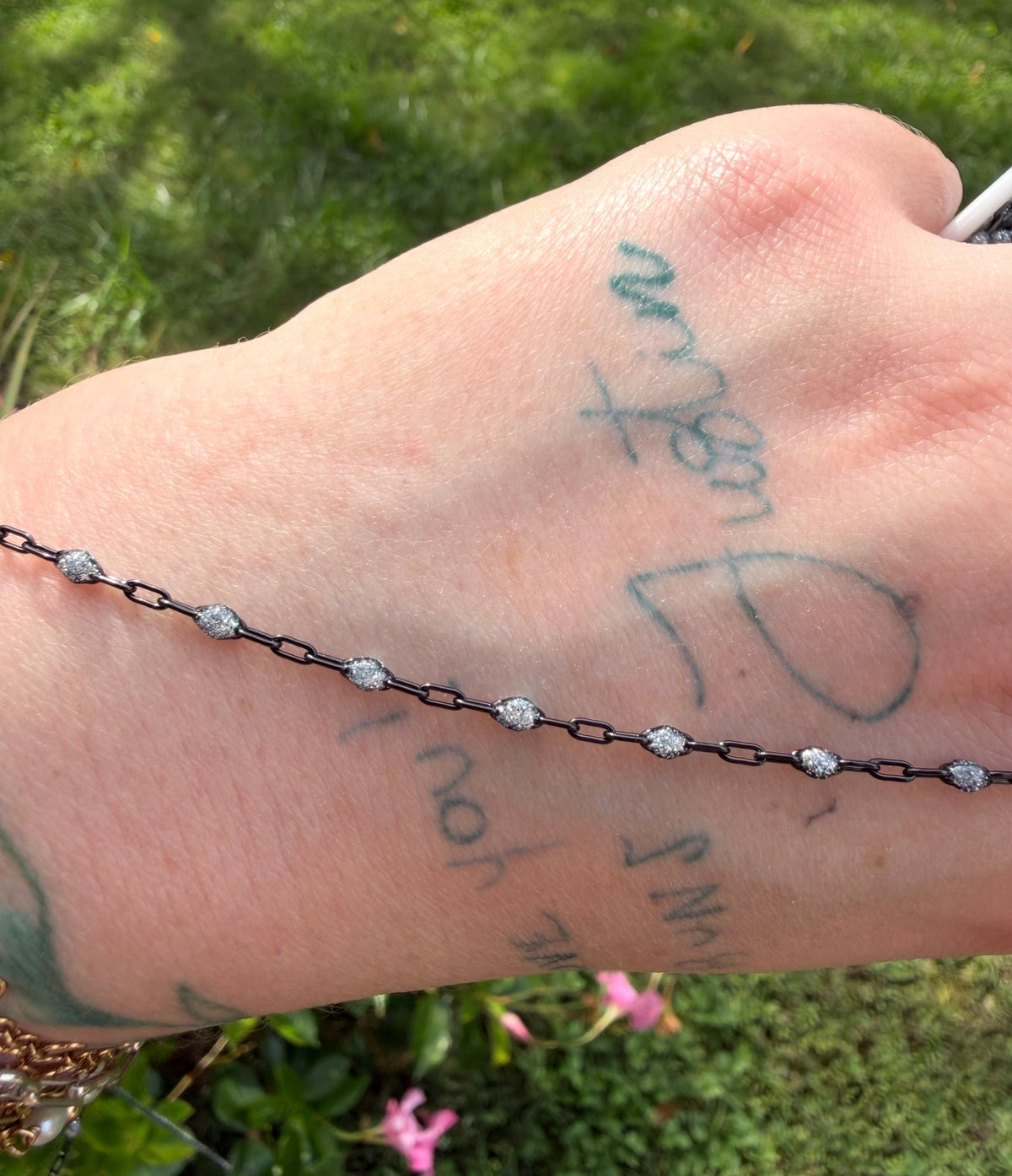 Frozen Diamond Sunburst Chain