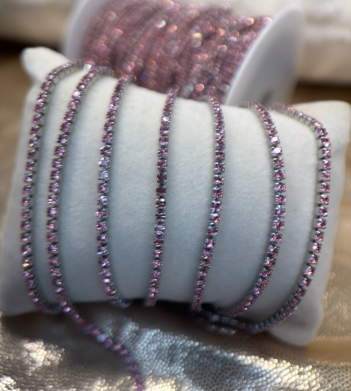 Pretty in Pink // 2mm Tennis Chain