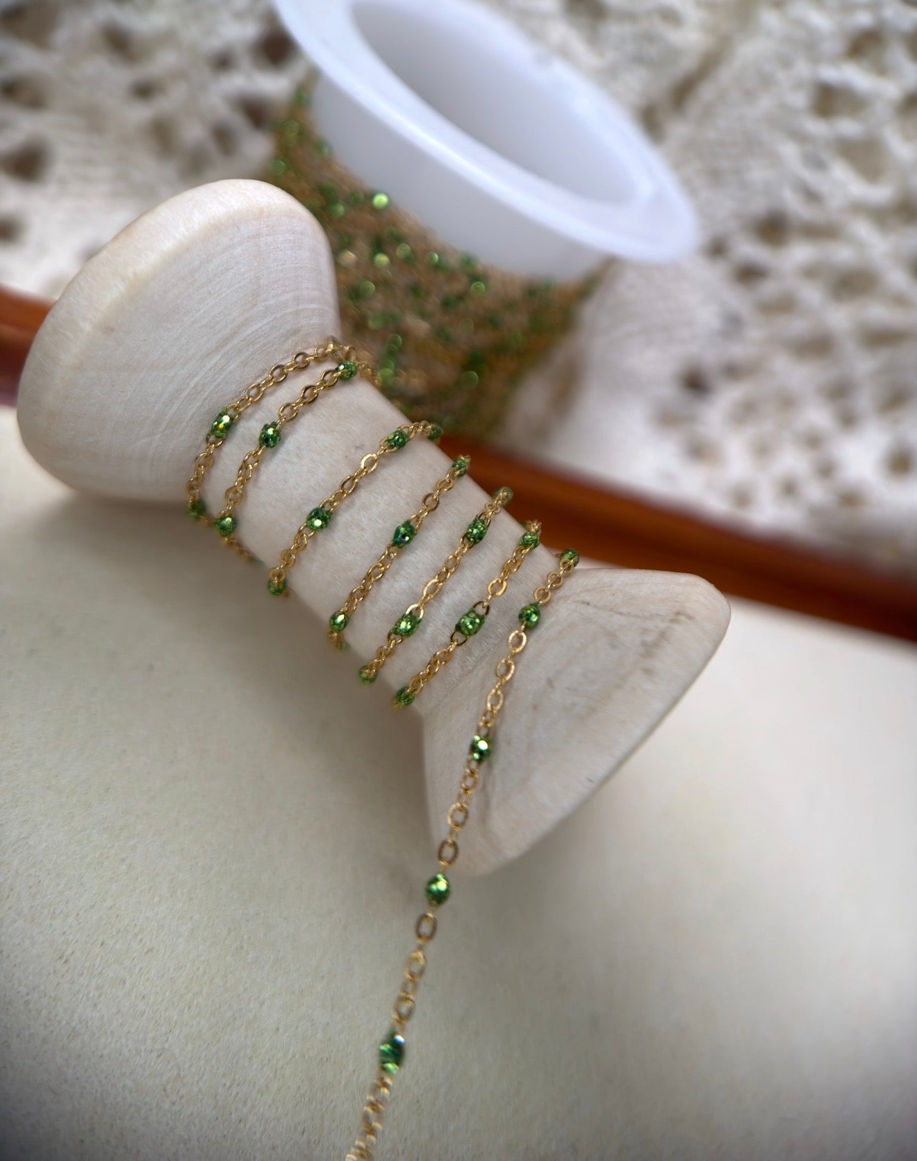 Lime Light Dainty Sparkle Chain