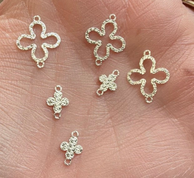 Lucky Luxe Clover Connectors | 925 Sterling Silver
