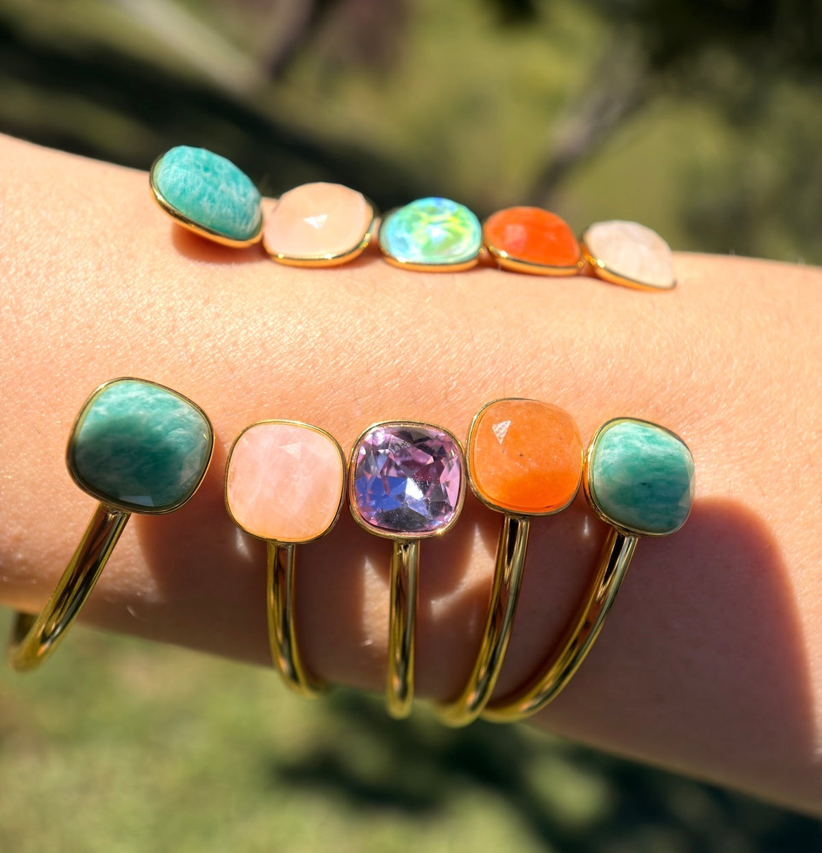 Gemstone Glow Mystery Cuff