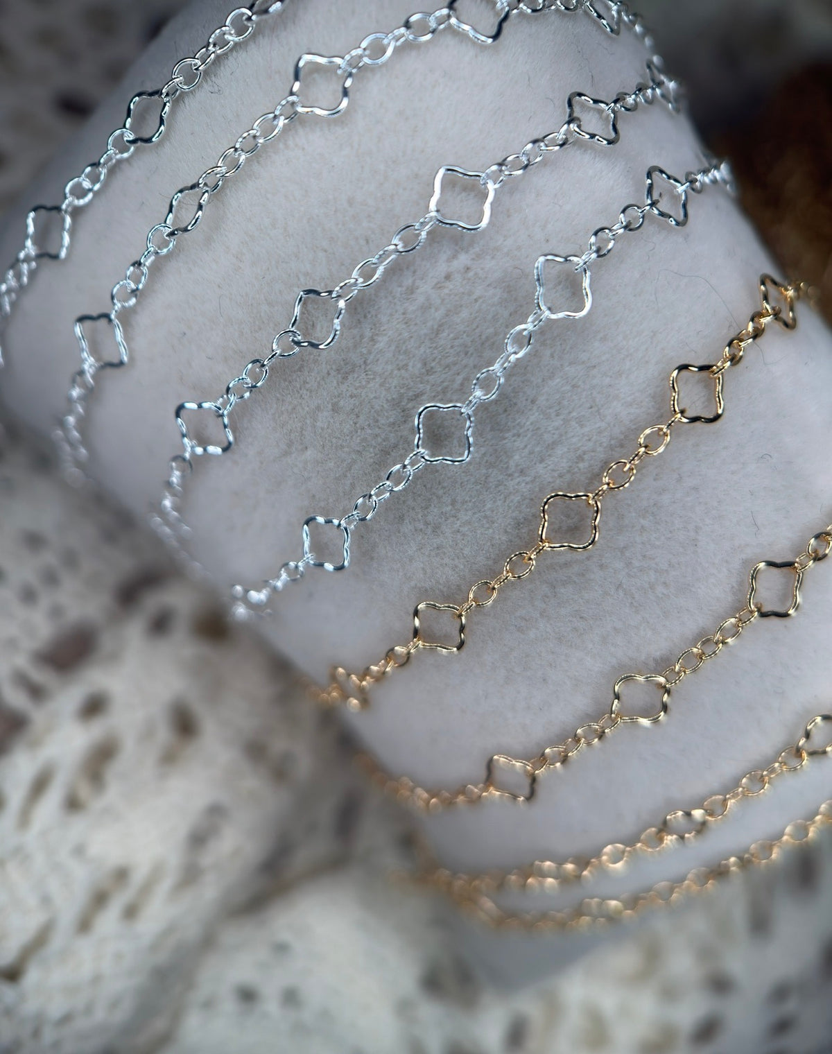 Clover Chain 5:1| Gold Filled & 925 Sterling Silver