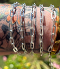 Italian Stallion | 4 mm Italian Sterling Silver Paperclip Chain