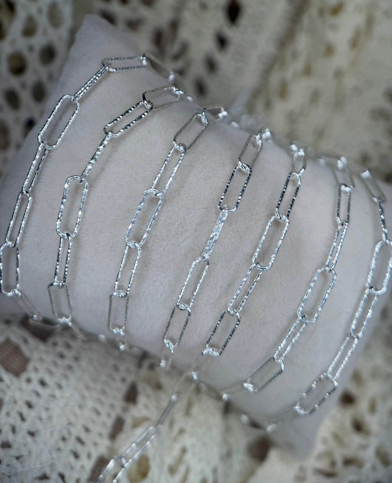 The Lori | 925 Sterling Silver Paper Clip Chain