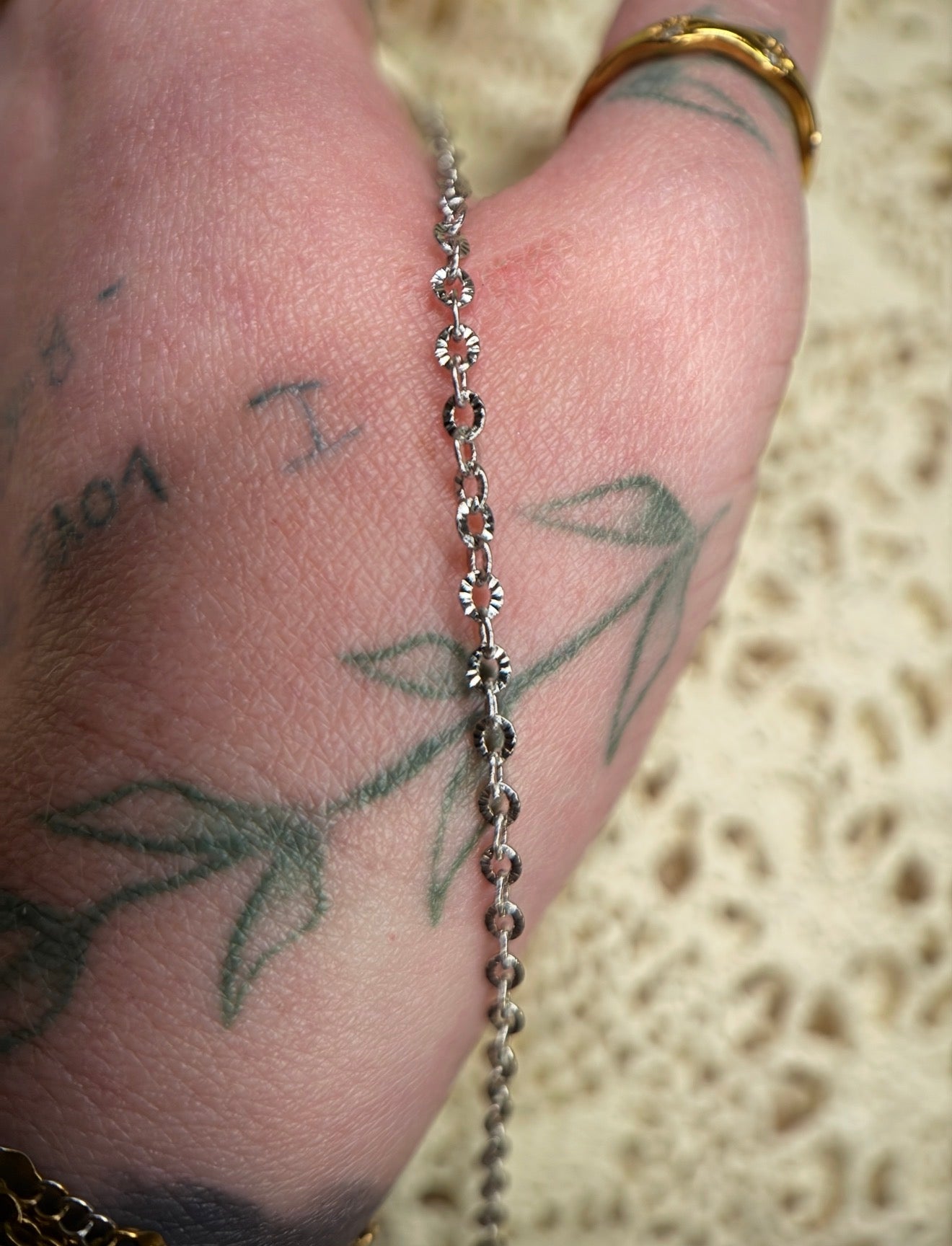 Diamond Dust Cable Chain – Stainless Silver