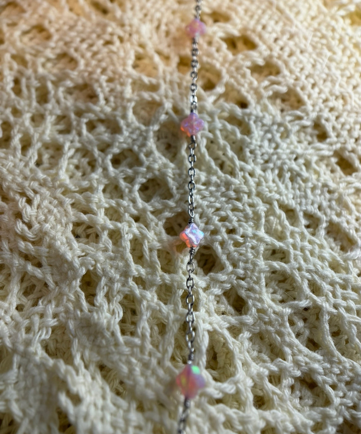 Pink multicolor | fire opal clover