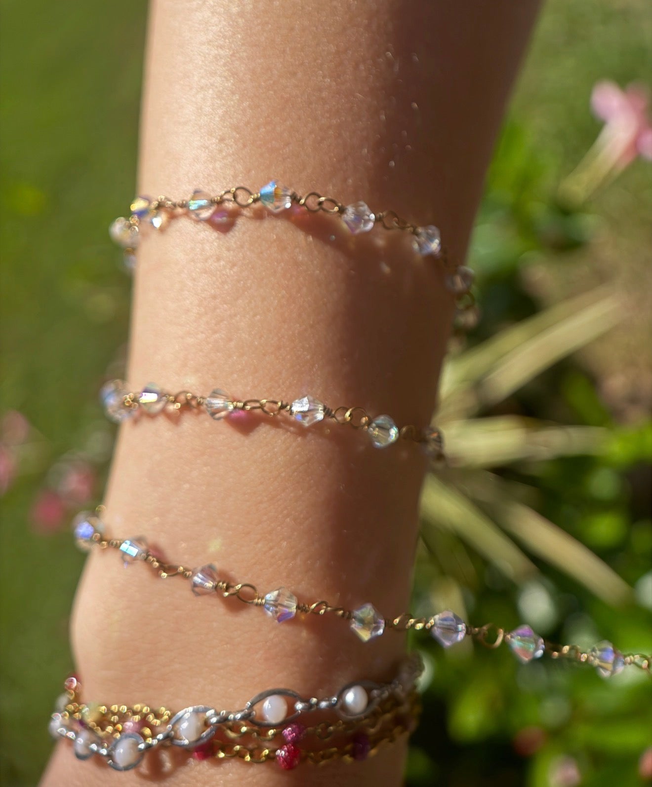 Oaklynn ✨ | Swarovski Wire Wrapped Crystal Chain