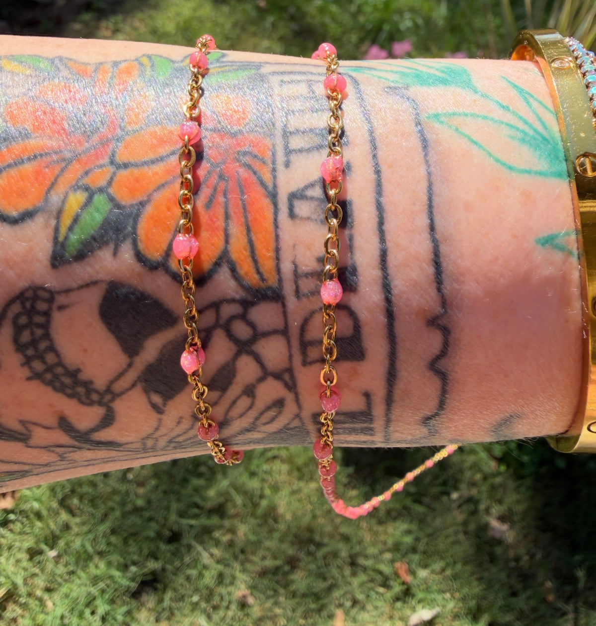 Pink Petal Glow Chain
