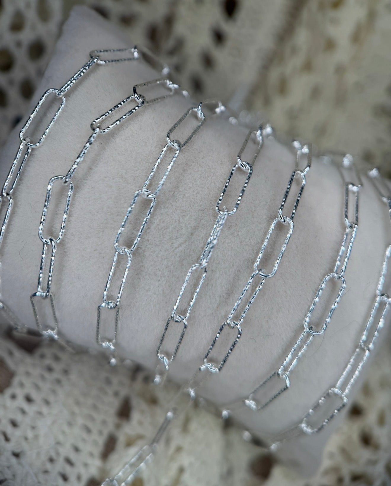 The Lori | 925 Sterling Silver Paper Clip Chain