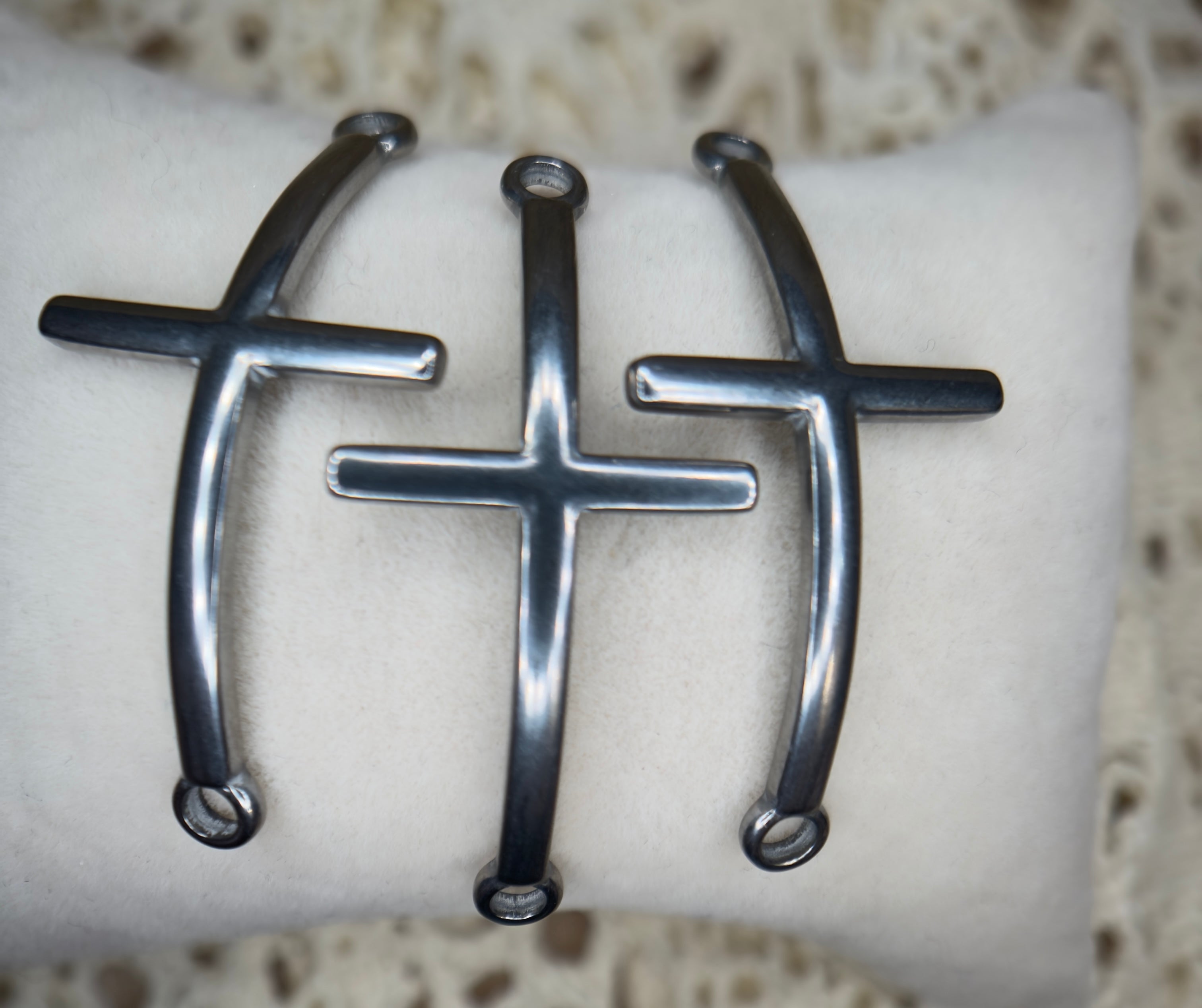 Large Cross Bangle Cuff