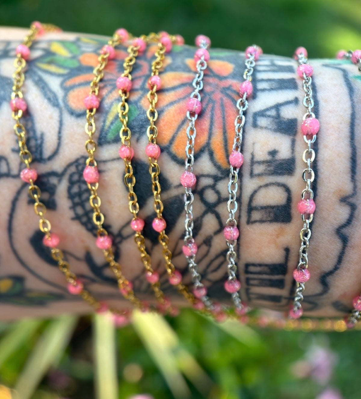 Pink Petal Glow Chain