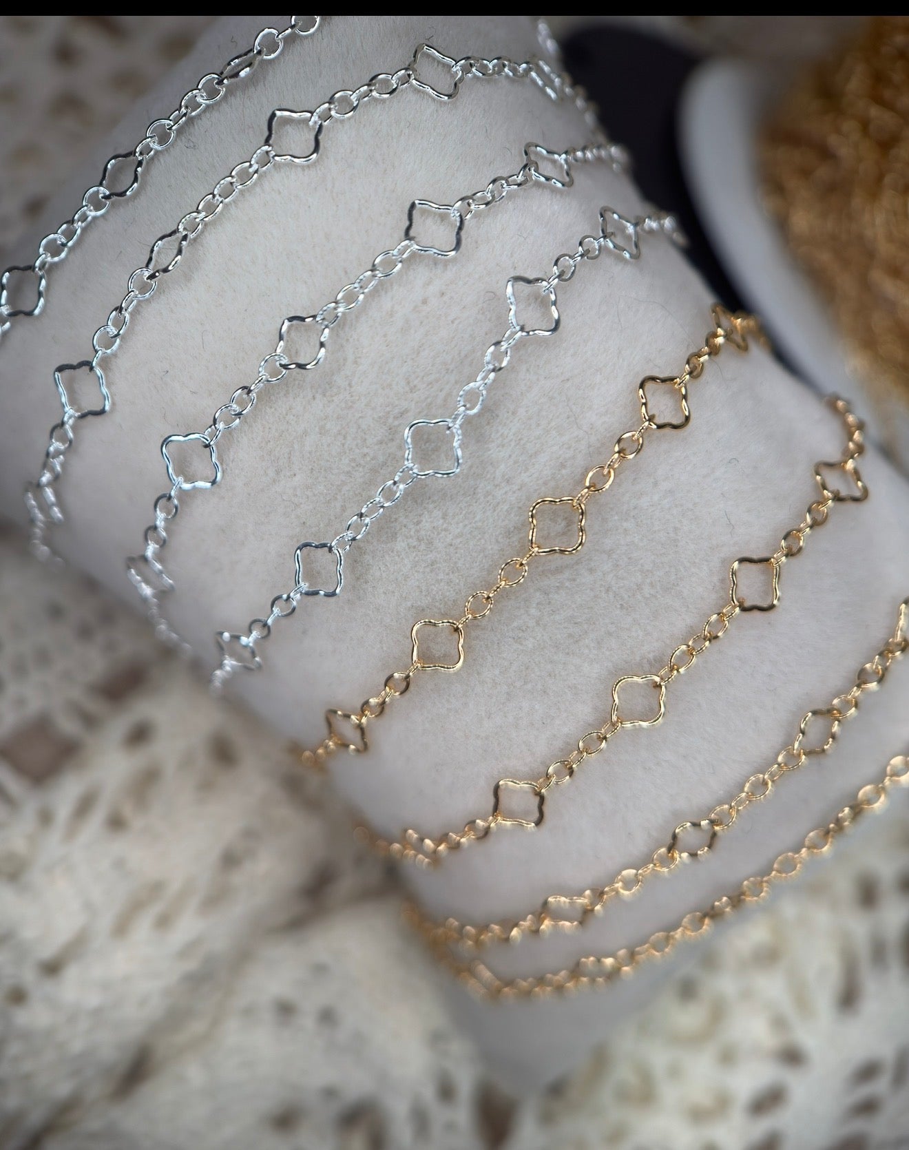 Clover Chain 5:1| Gold Filled & 925 Sterling Silver
