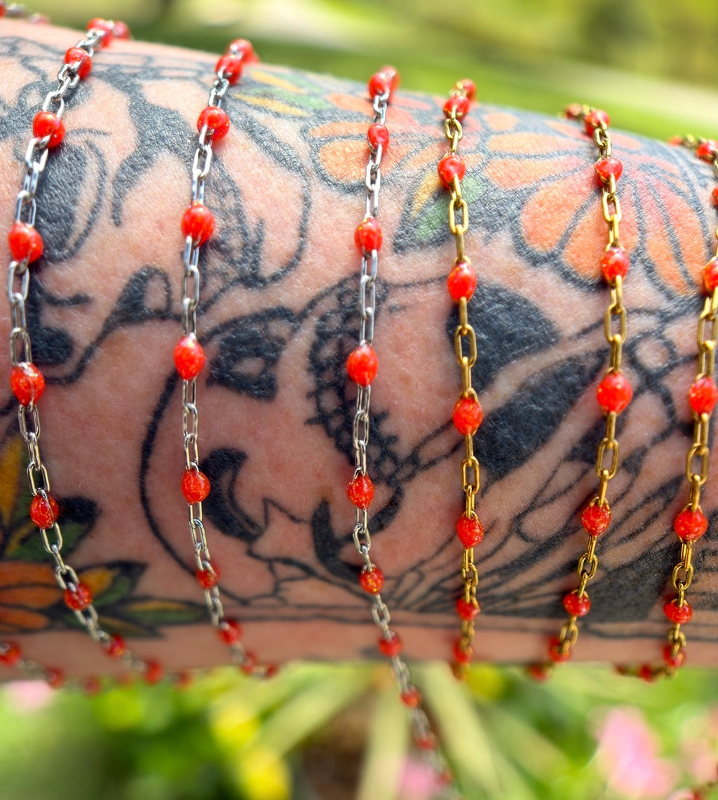 Bonfire Babe Sparkly Sunburst Chain