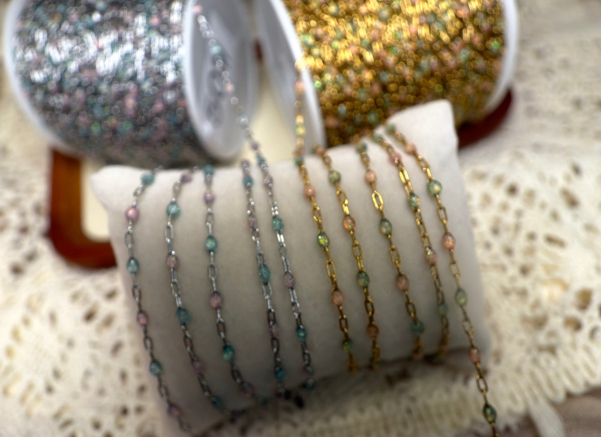 Sunset Lagoon – Iridescent Sunburst Chain