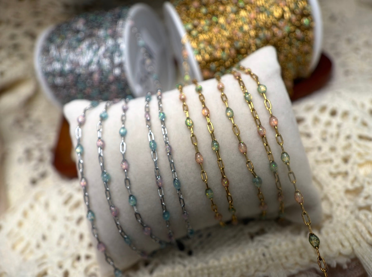 Sunset Lagoon – Iridescent Sunburst Chain