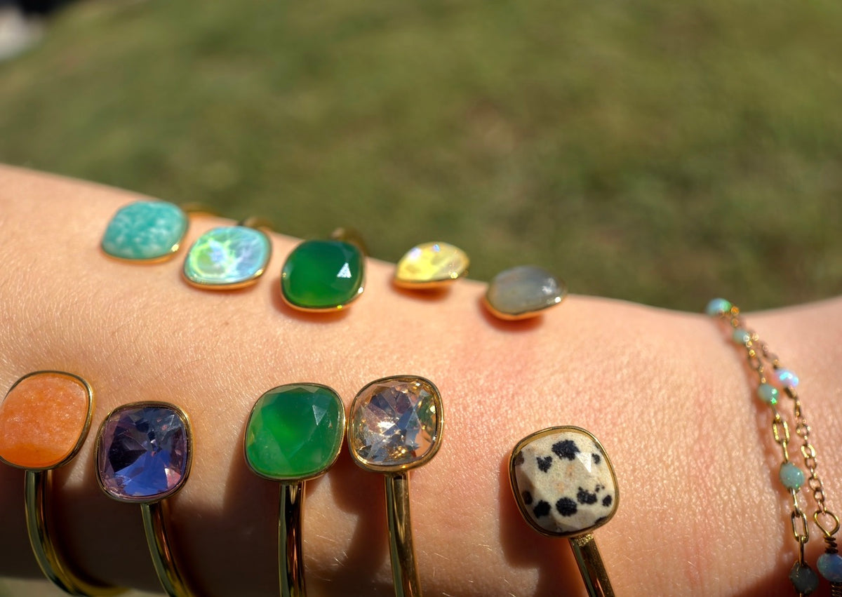 Gemstone Glow Mystery Cuff