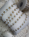 Snow Queen Enamel Oval Link Chain