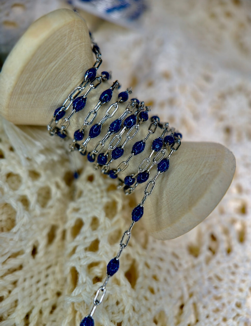 14K PVD/316 Stainless Steel Birthstone - September Sapphire