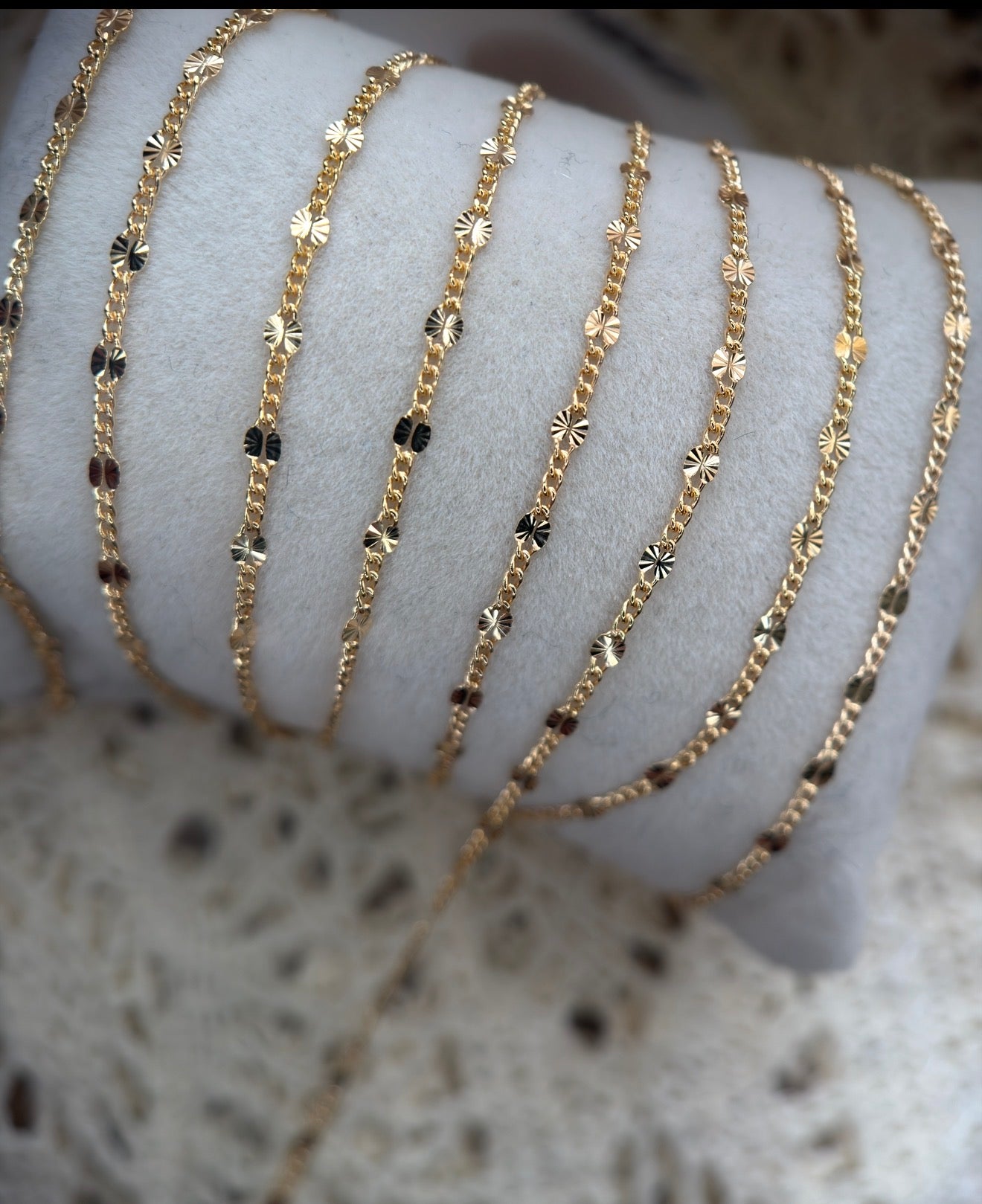 ☀️ Little Sunshine — 14K Gold Filled Sunburst Curb Chain