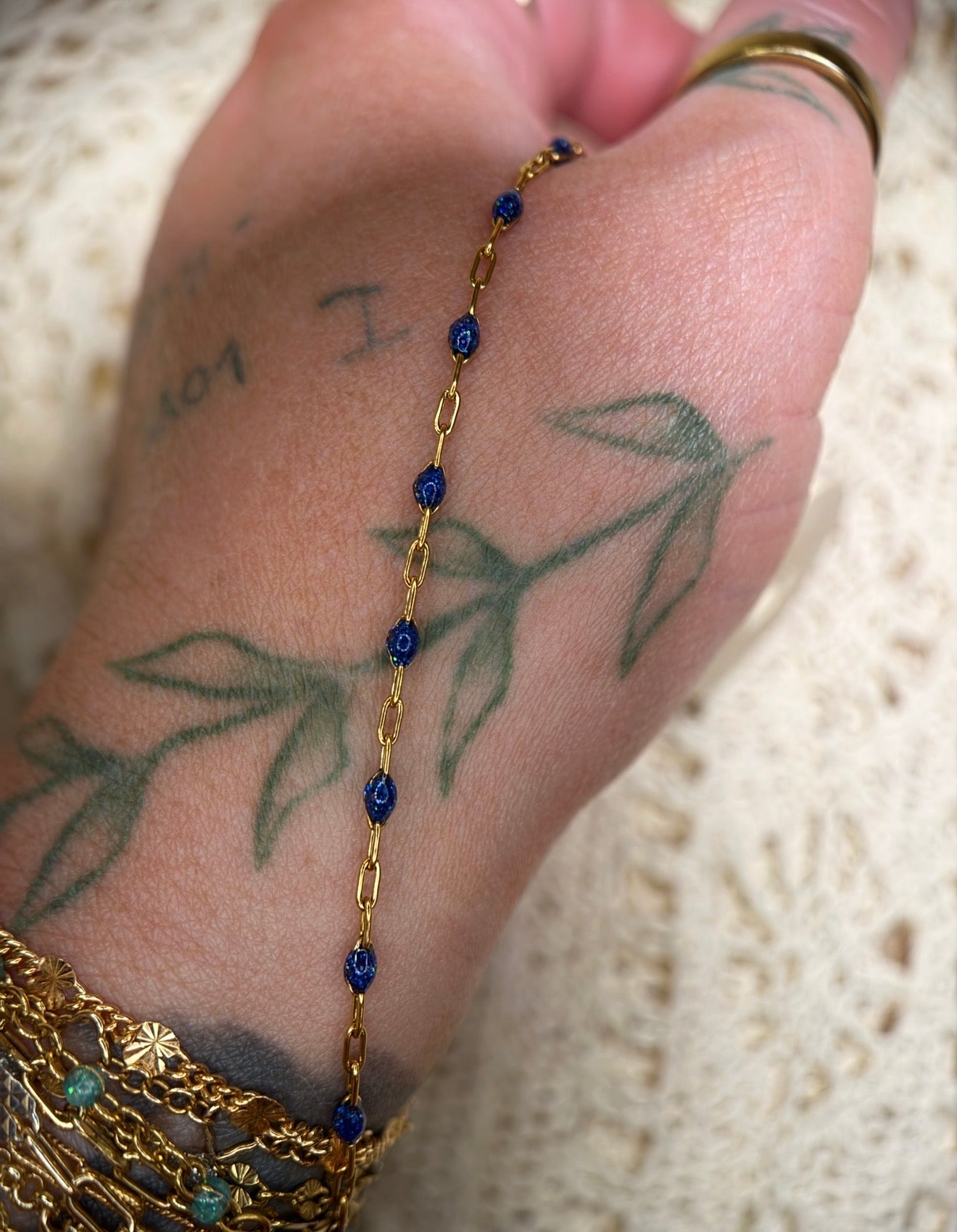 14K PVD/316 Stainless Steel Birthstone - September Sapphire