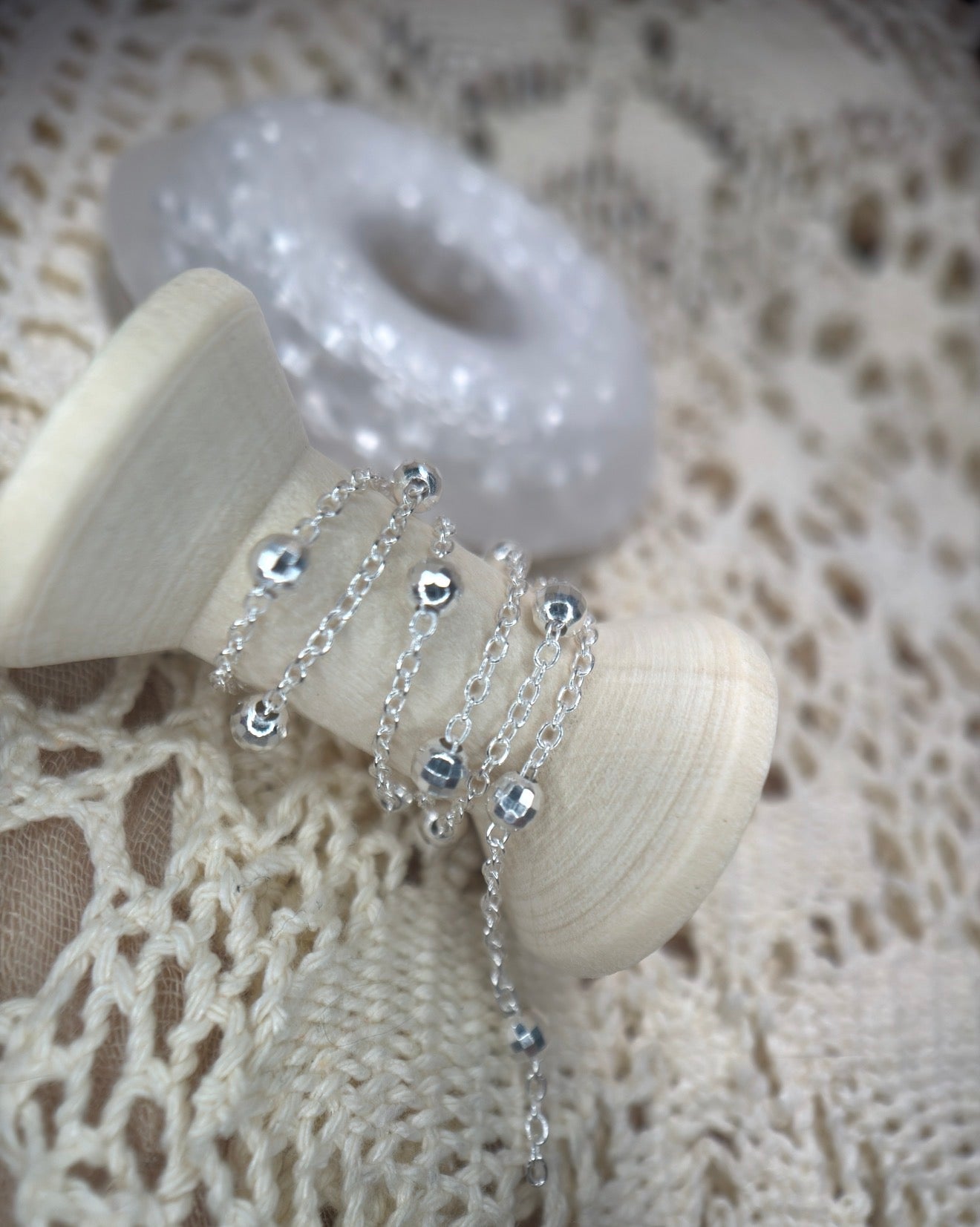 ✨ Disco Forever | 925 Sterling Silver | Satellite Bead Chain ✨