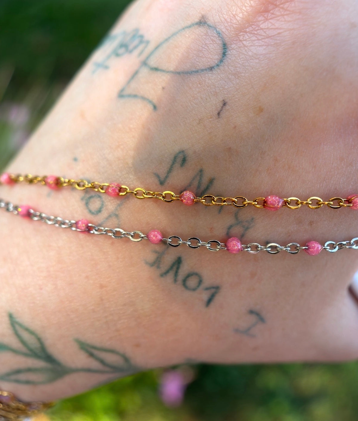 Pink Petal Glow Chain