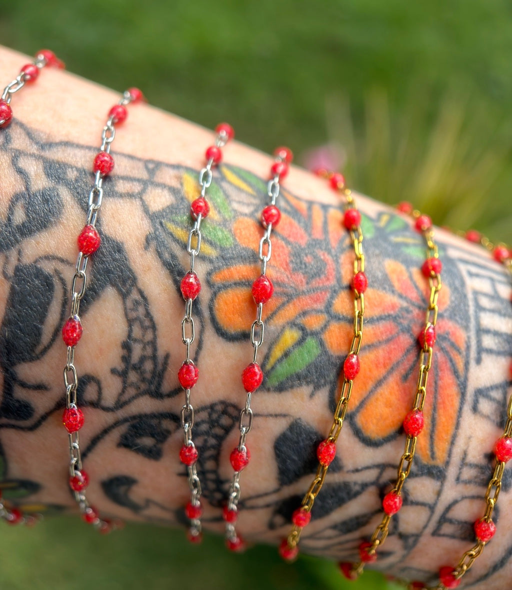Bonfire Babe Sparkly Sunburst Chain