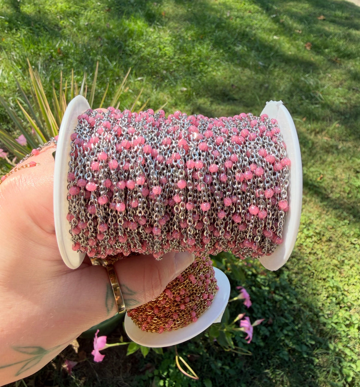Pink Petal Glow Chain