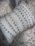 Snow Queen Enamel Paper Clip Chain