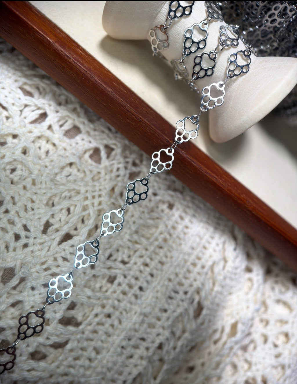 🐾 THE ELVIS — Paw Print Chain 🐾