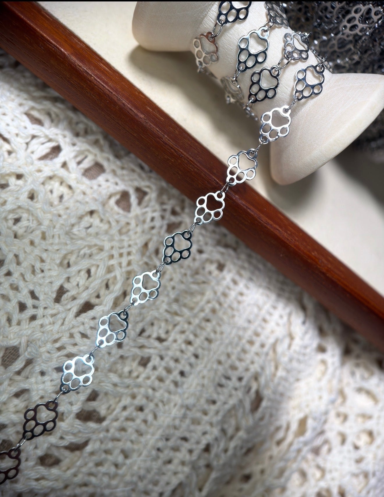 🐾 THE ELVIS — Paw Print Chain 🐾