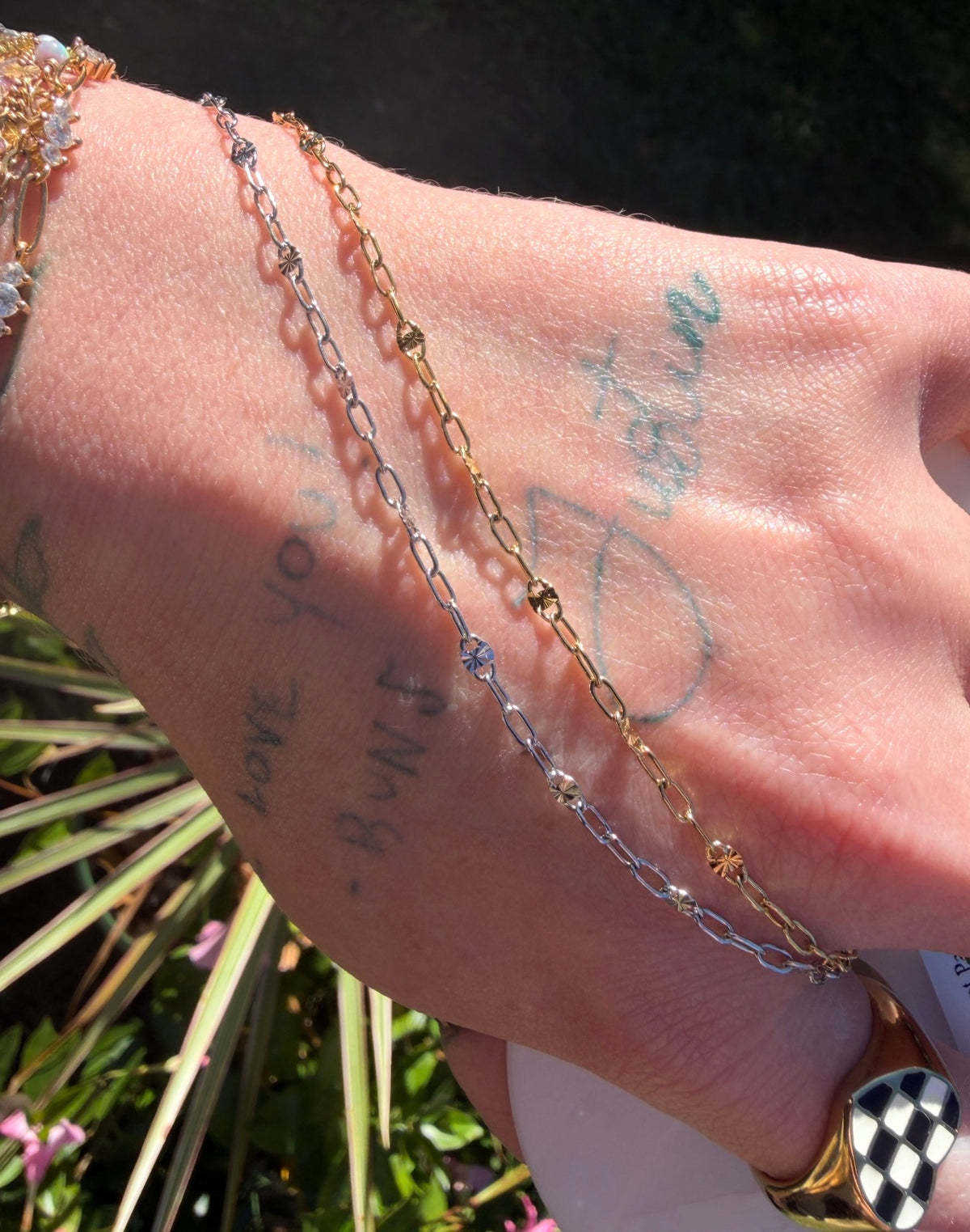 Sunburst Luxe Paperclip 1:3 — A Bigger Link | The Same Lilly Rose Glow