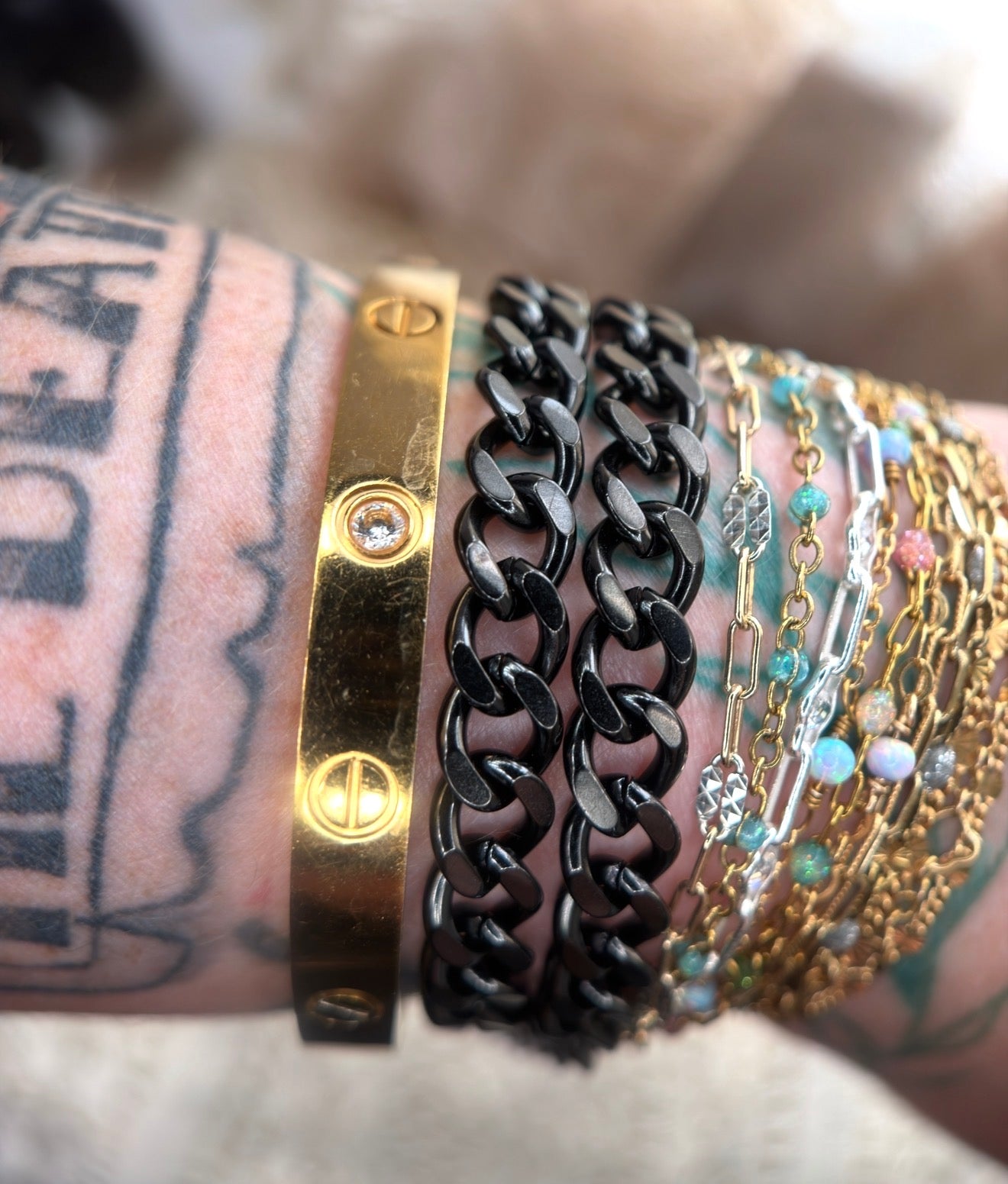 JOHNNY CASH 🖤 | 8MM ION-PLATED BLACK CUBAN