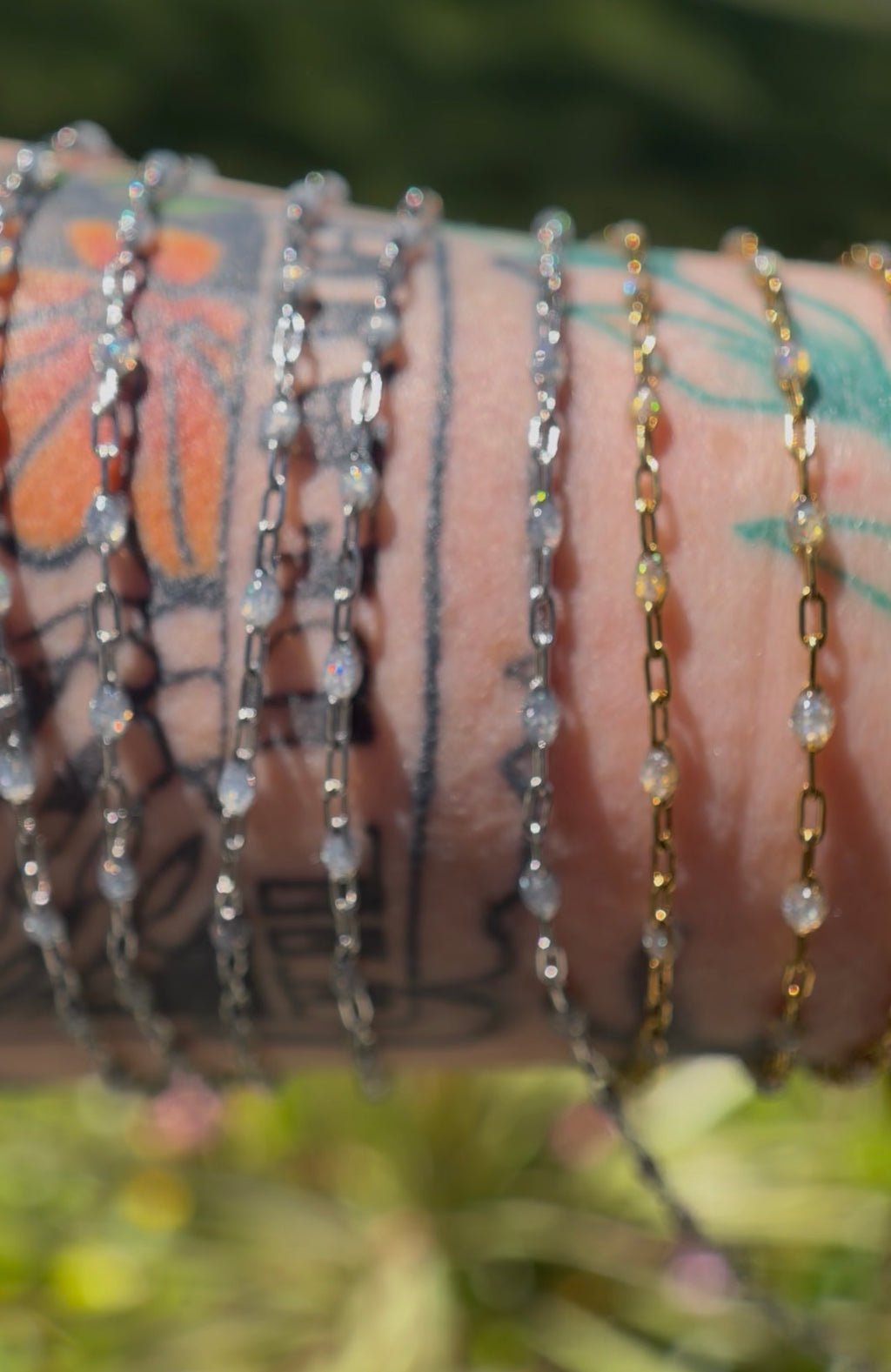 Champagne Kisses | Iridescent Sparkle  Sunburst Paperclip