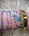Lush Baddie Ombré Sunburst Paper Clip Chain