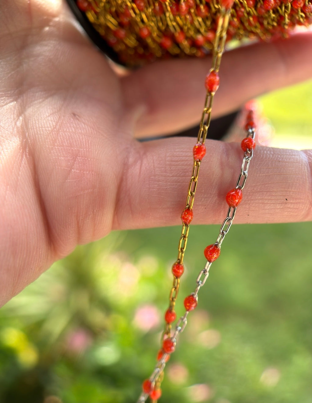 Bonfire Babe Sparkly Sunburst Chain