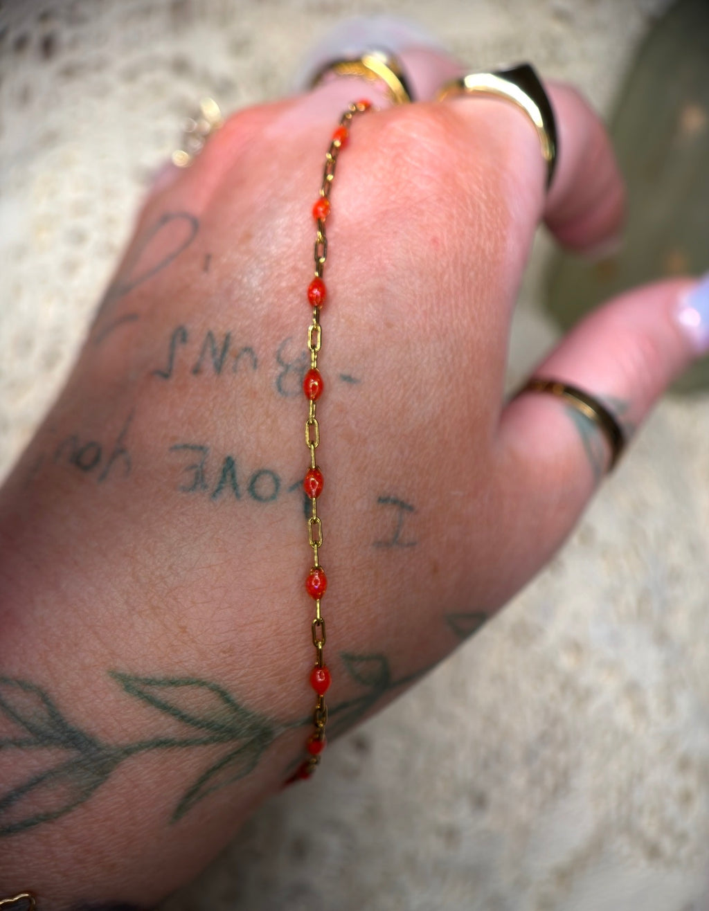 14K PVD/316 Stainless Steel Birthstone - July Ruby
