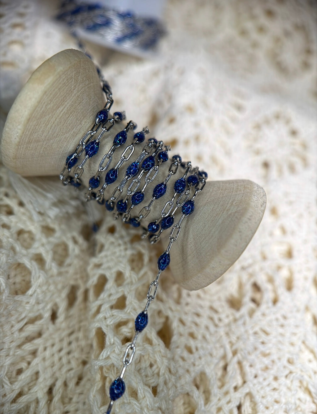 14K PVD/316 Stainless Steel Birthstone - September Sapphire