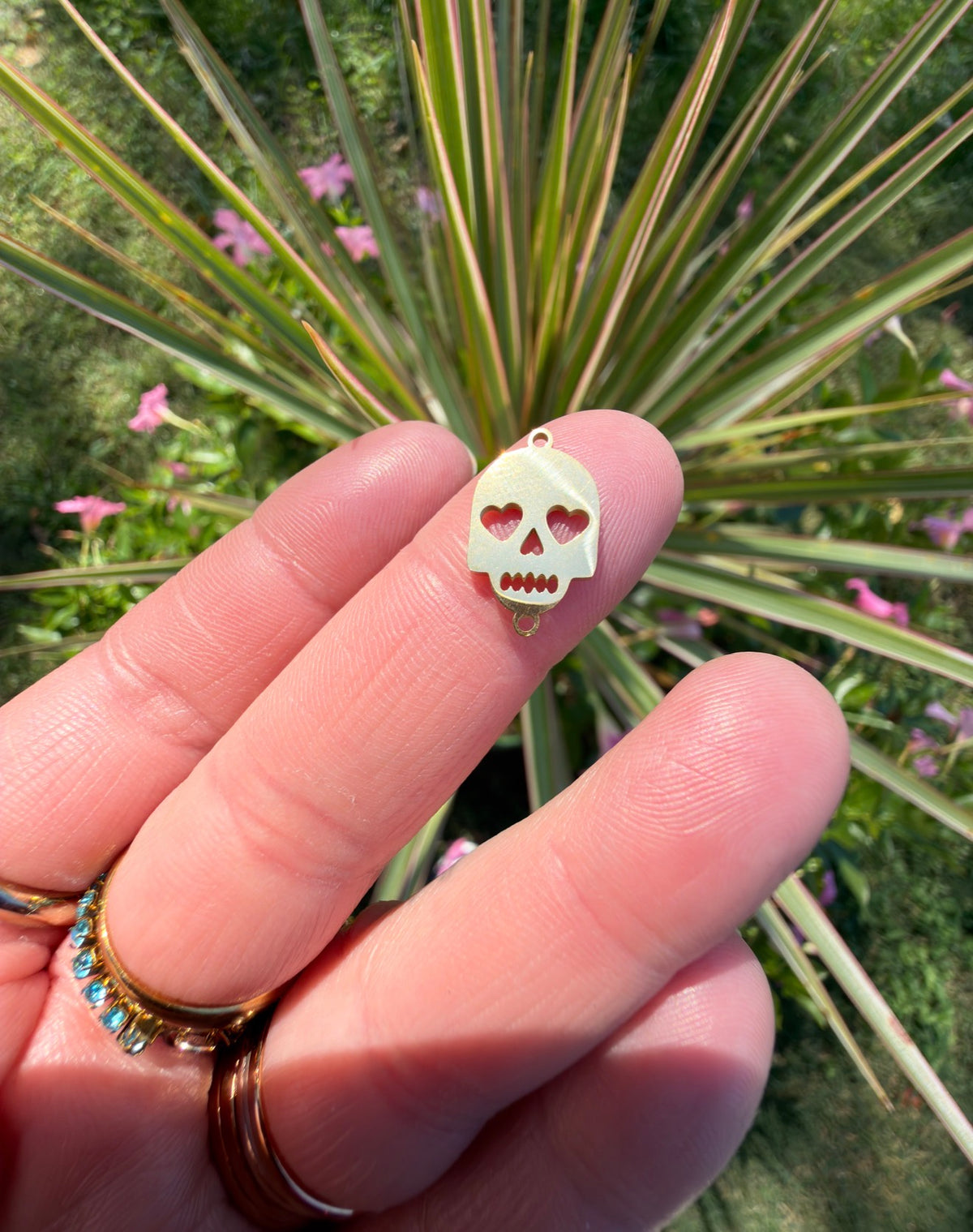 Skelly Sweetheart Skeleton Connector Charm