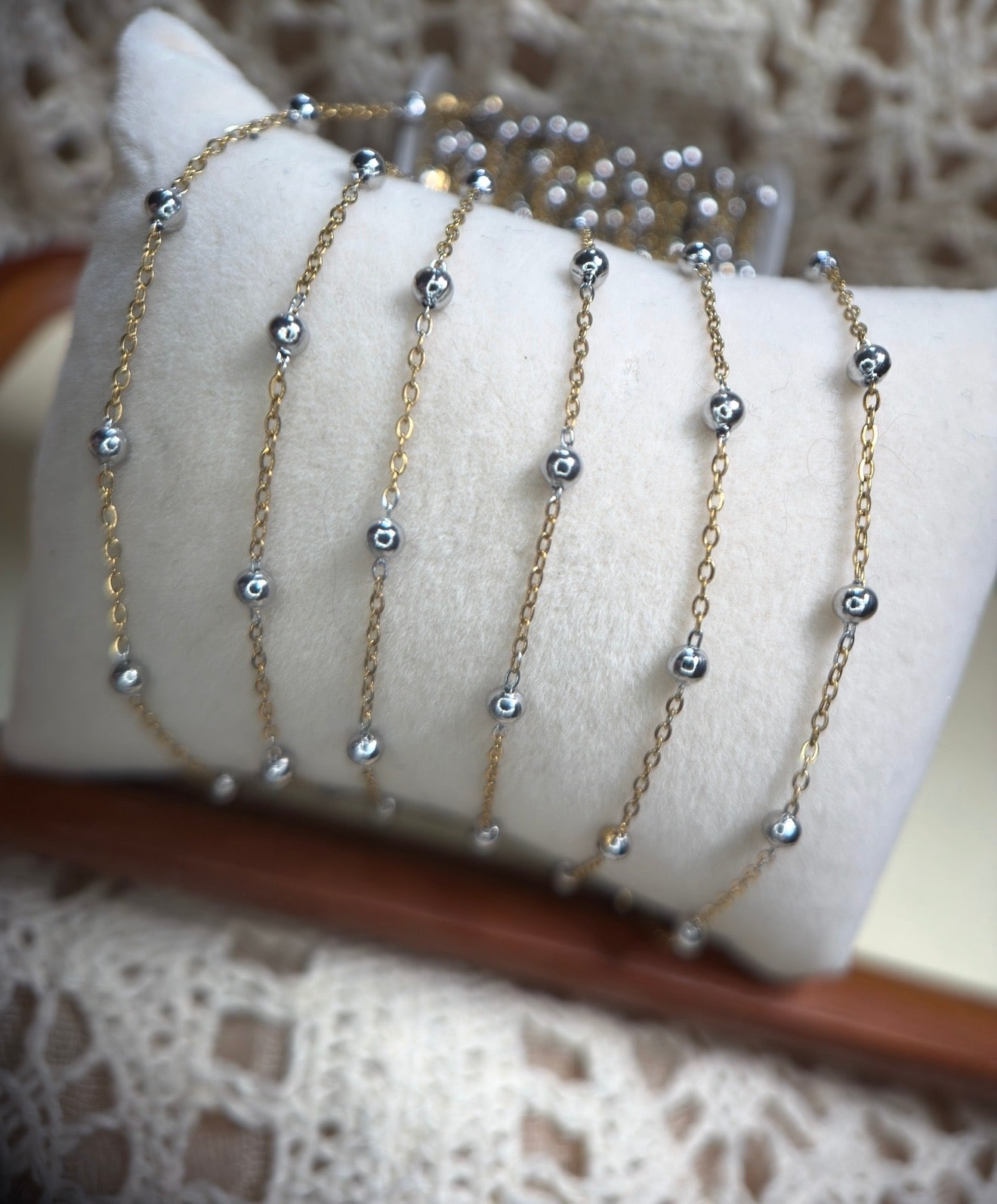 ✨ Classy Bae Two-Tone Satellite Chain