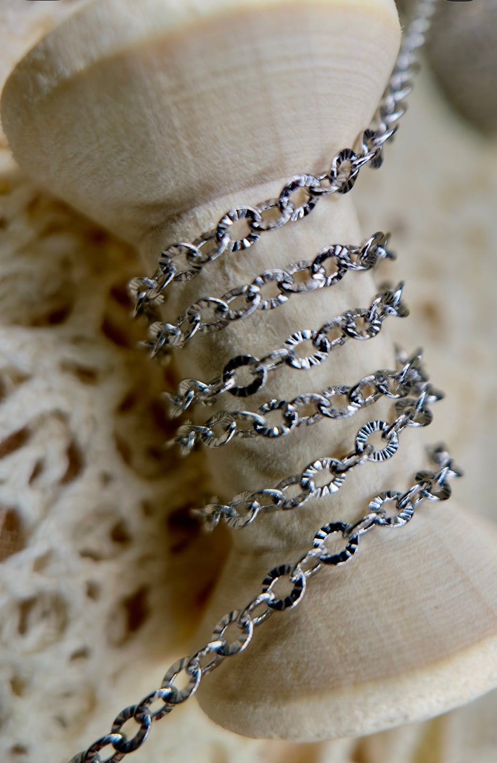 Diamond Dust Cable Chain – Stainless Silver