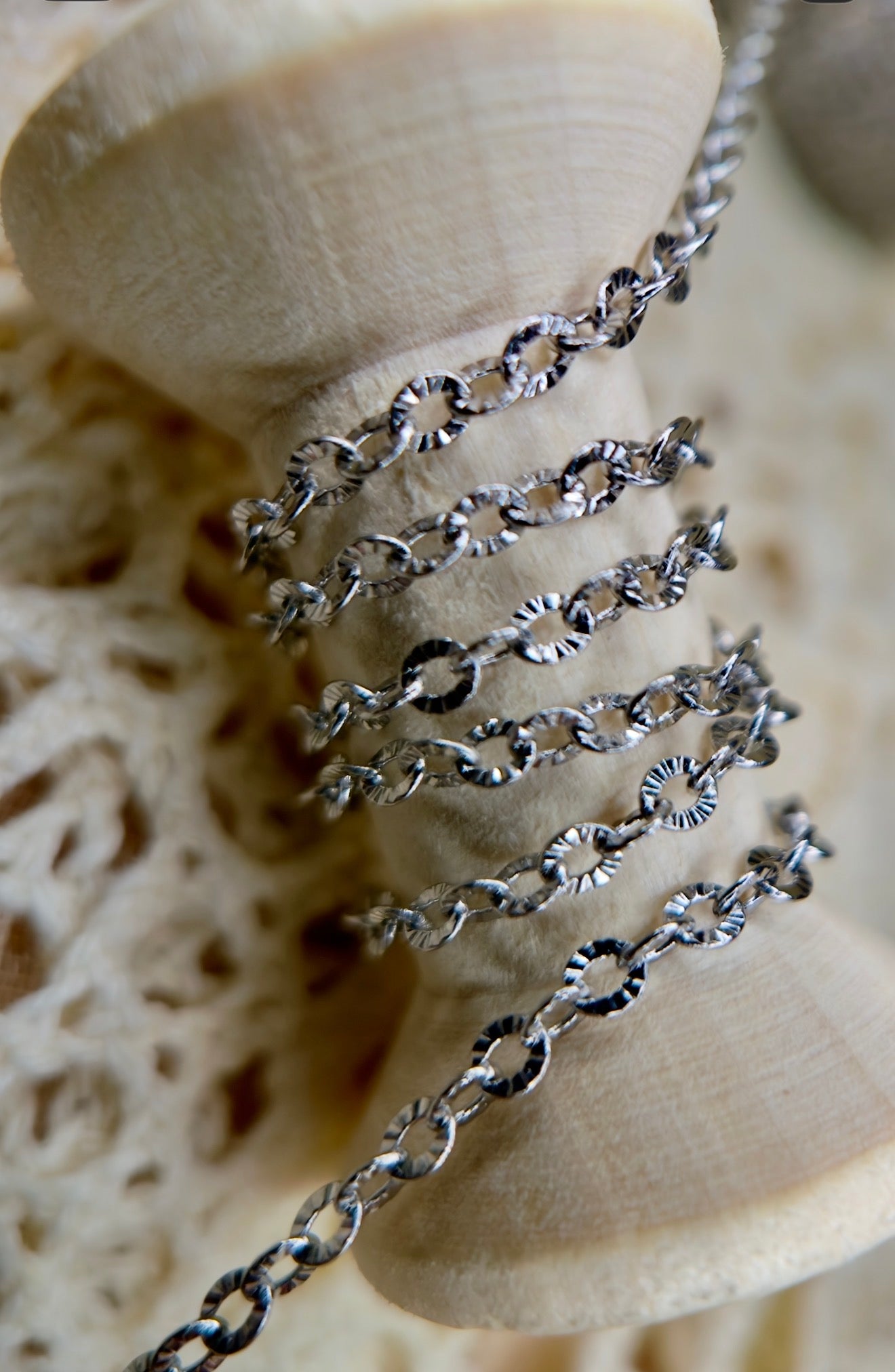 Diamond Dust Cable Chain – Stainless Silver