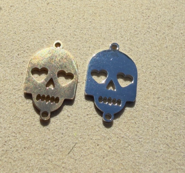 Skelly Sweetheart Skeleton Connector Charm