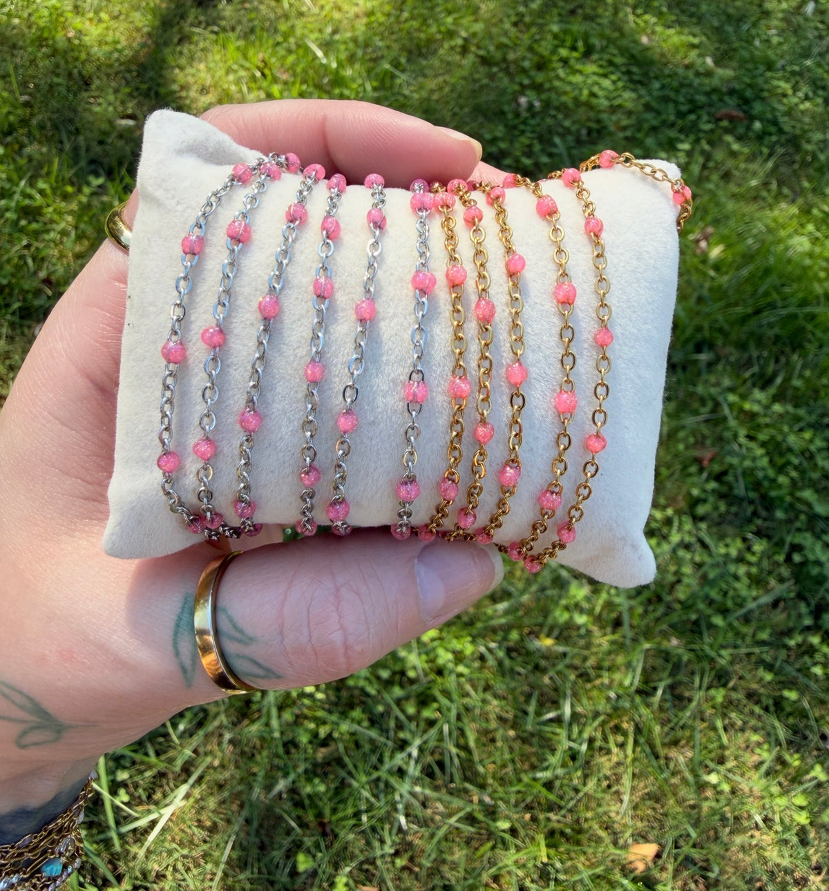 Pink Petal Glow Chain