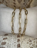 Paper Clip Chain 14K PVD Paper Clip