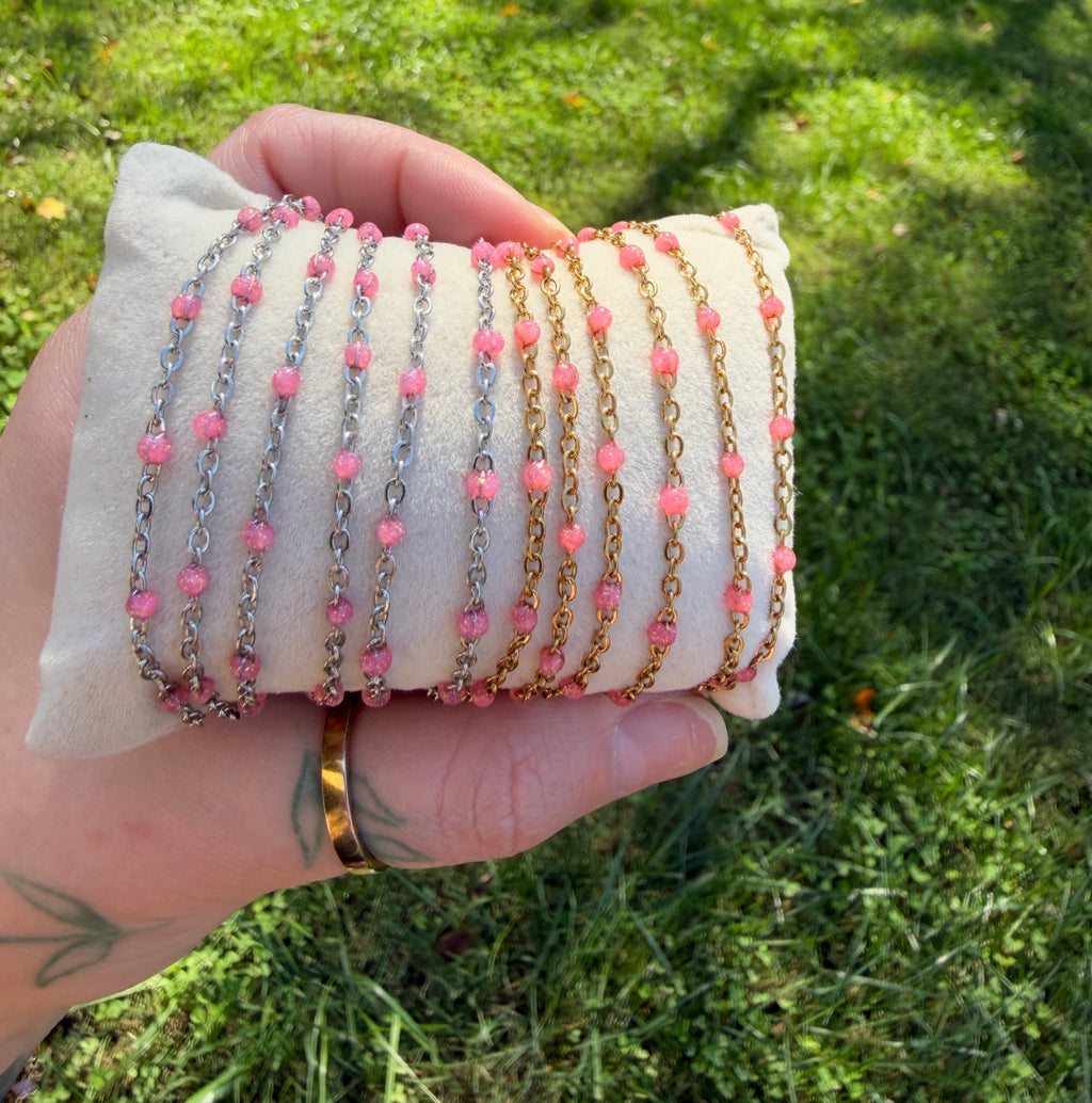 Pink Petal Glow Chain
