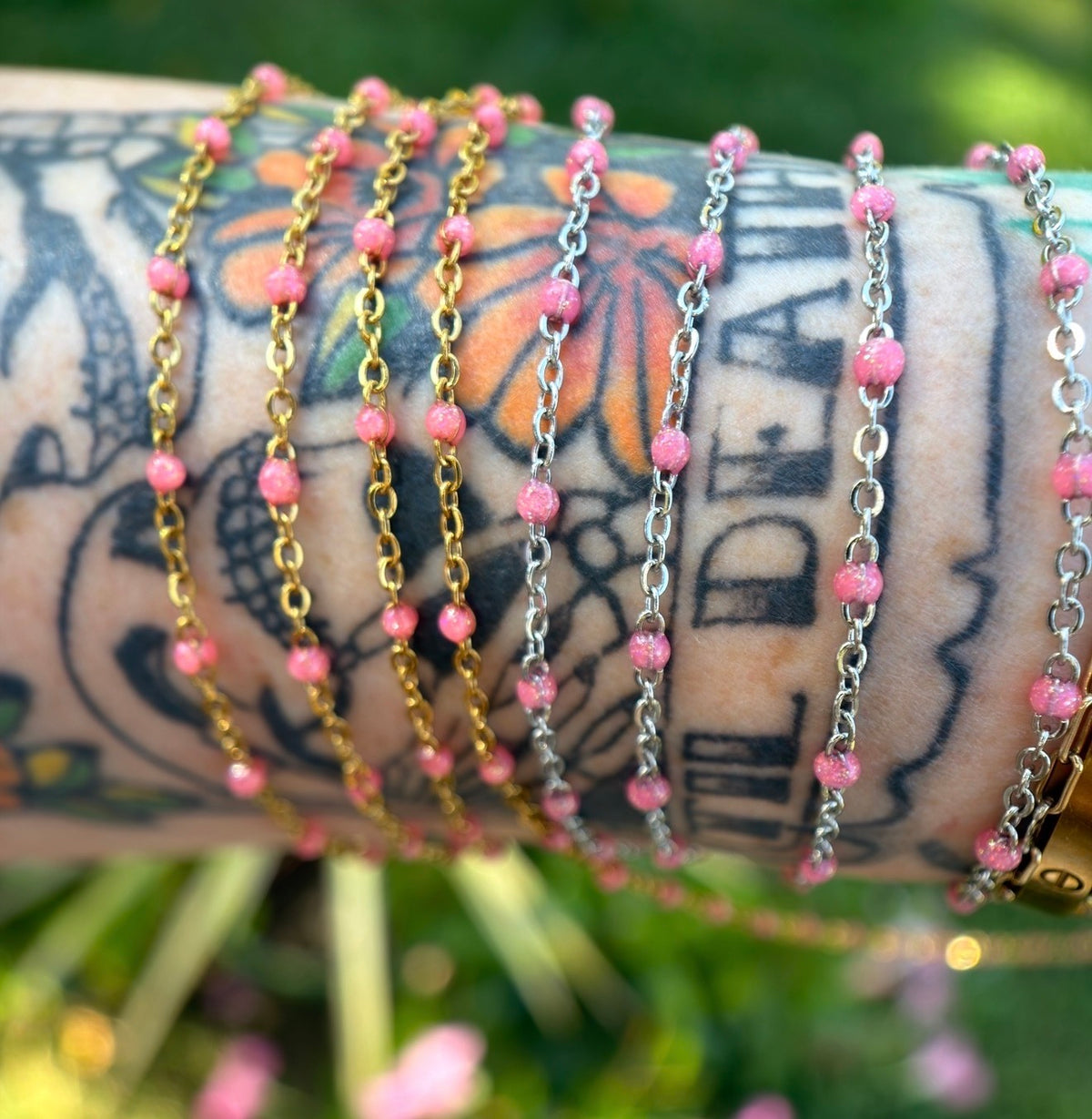 Pink Petal Glow Chain